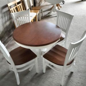 Bộ bàn tròn gấp gọn 08
